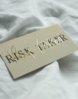 PC32 - OOPS - Nude + Gold - Risk Taker - Planner Card
