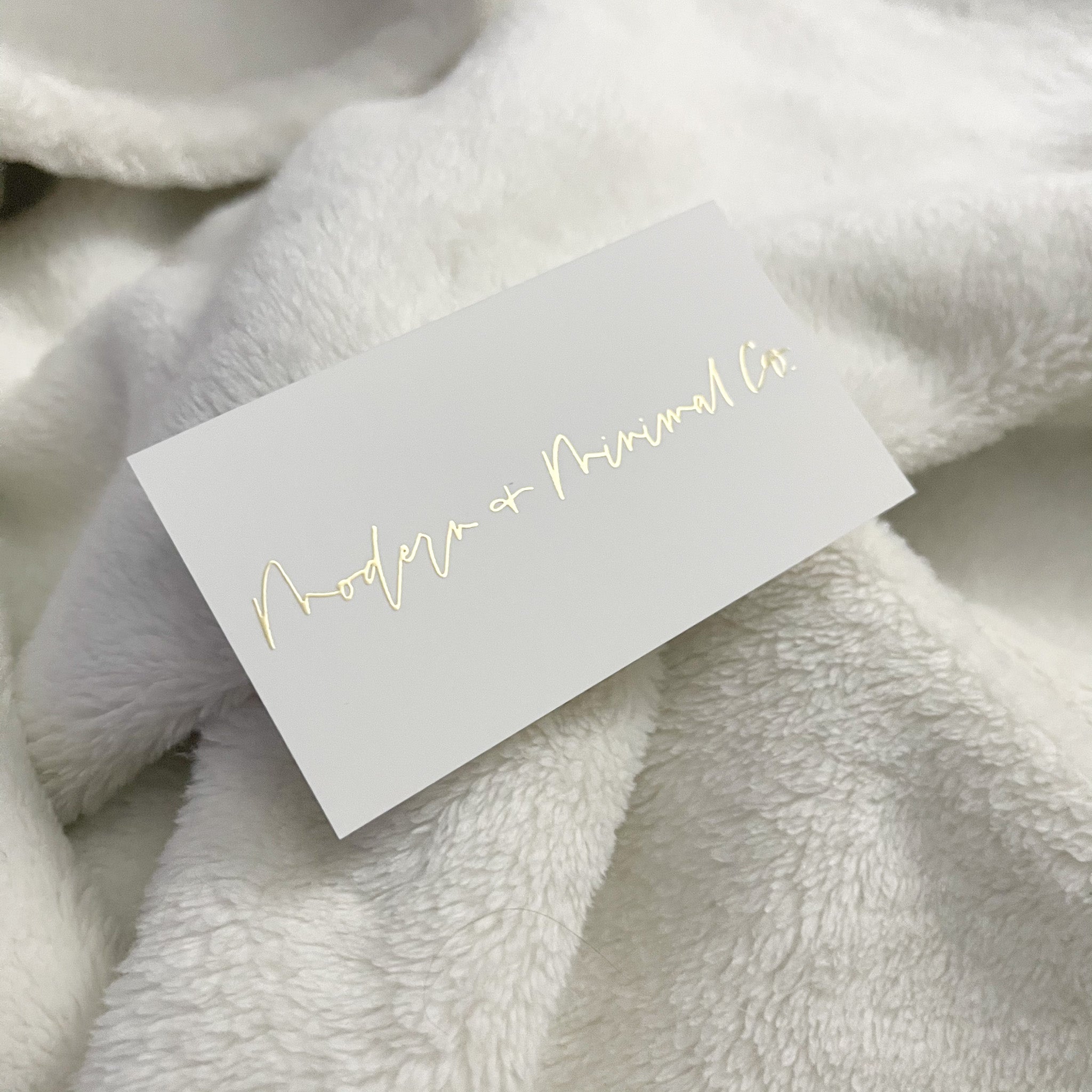 PC41 - White + Gold - Rise and Grind - Planner Card