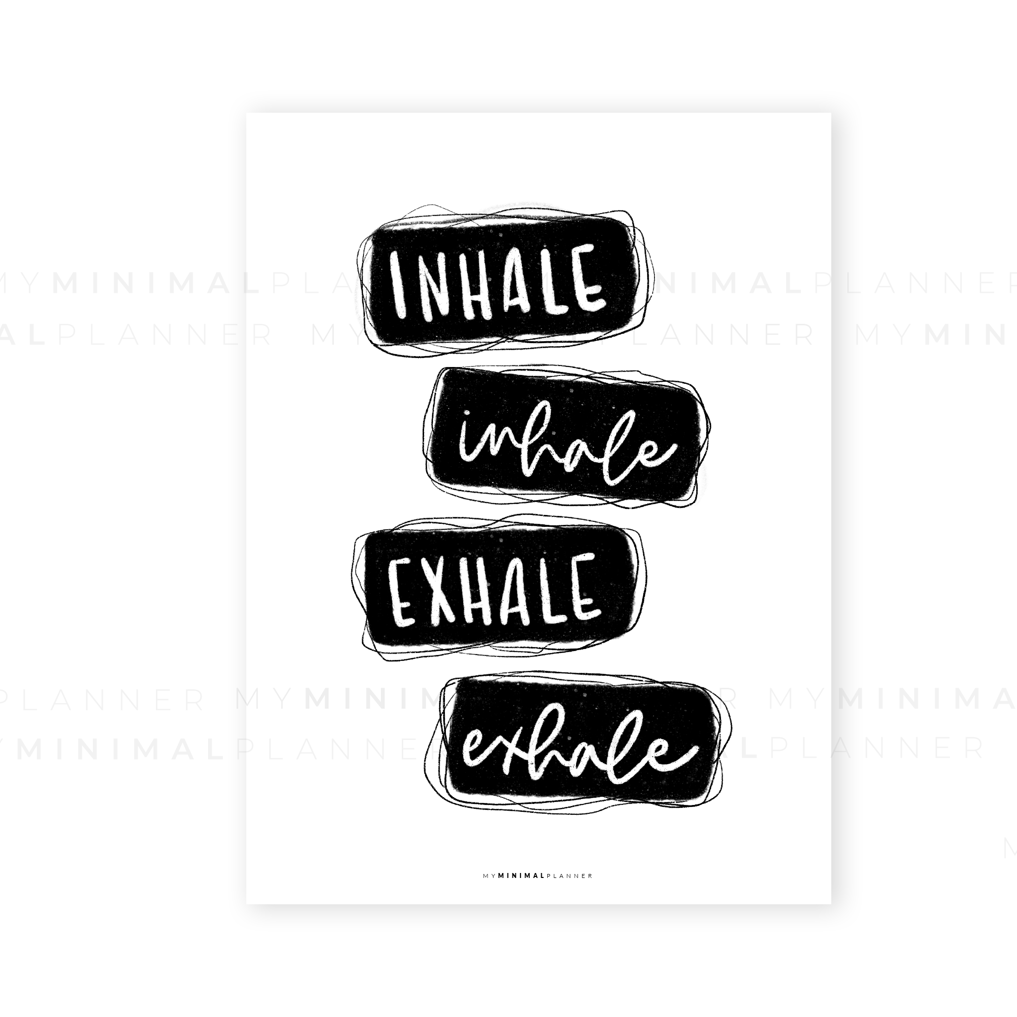 PRD126 - Inhale Inhale - Printable Dashboard