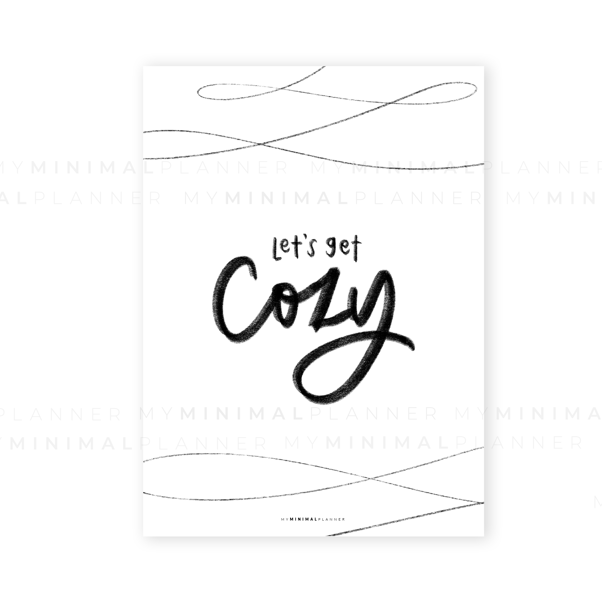 PRD85 - Let&#39;s Get Cozy - Printable Dashboard