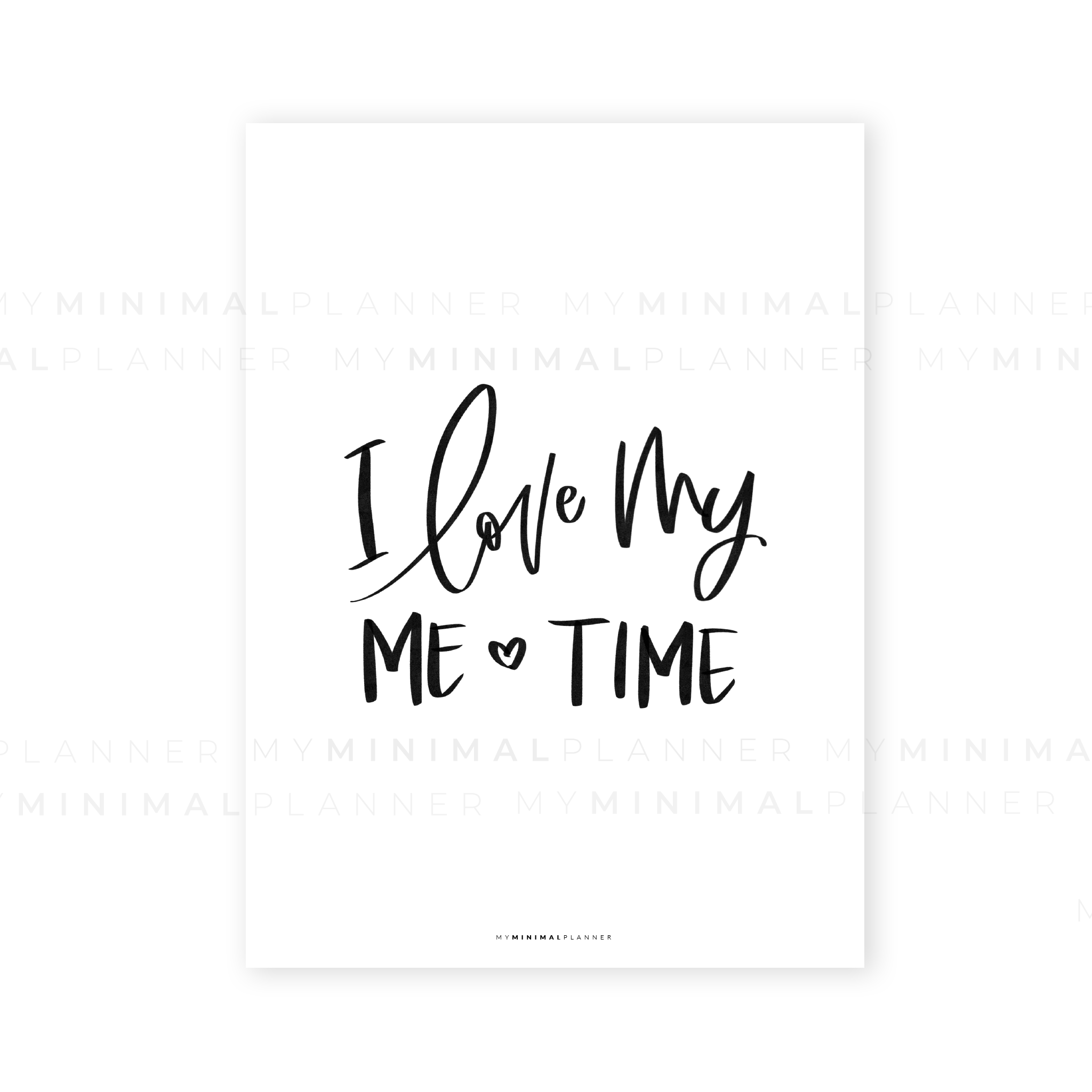 PRD74 - I Love My Me Time - Printable Dashboard