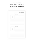 PR199 - 6 Star Reads - Printable Insert