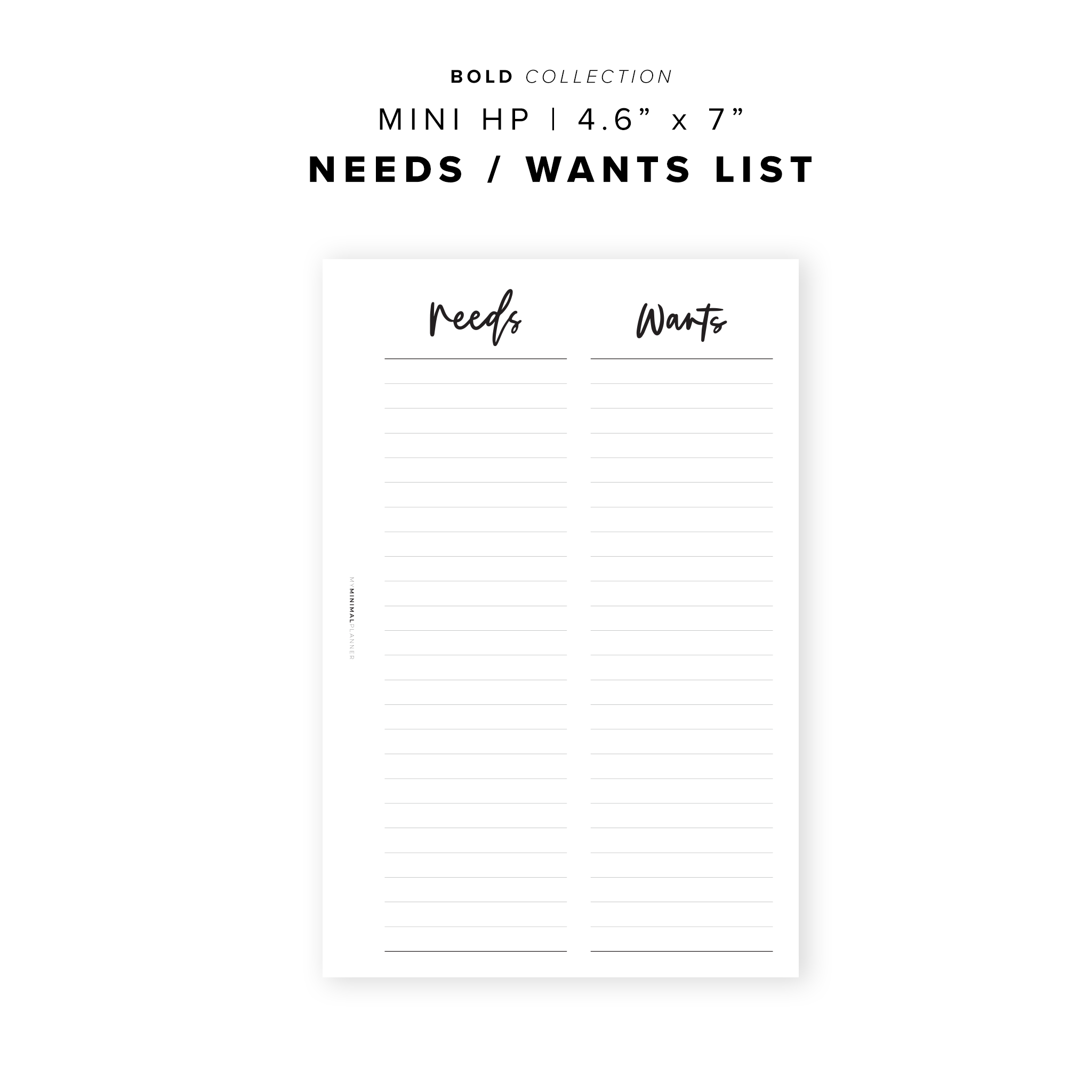 Printable Blank List Template