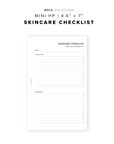 PR189 - Skincare Checklist - Printable Insert