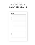 PR156 - The Agenda 08 - Printable Insert