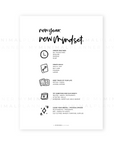 PRD95 - New Year. New Mindset - Printable Dashboard