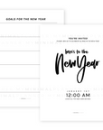 PRD162 - New Years Invitation - Printable Dashboard
