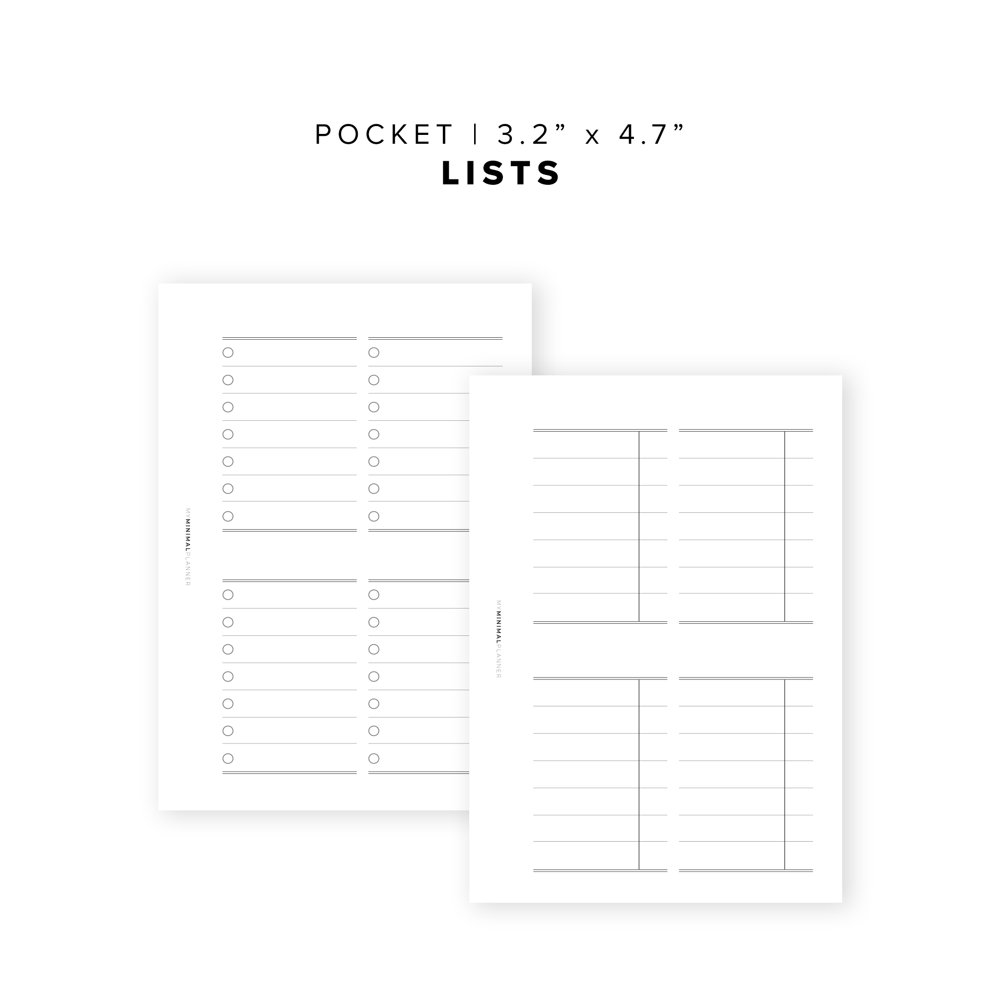 PR12 - Lists - Printable Insert