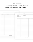 PR69 - House Down Payment - Printable Insert