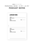 PR166 - Podcast Notes - Printable Insert