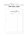 PR56 - The Nail Bar - Printable Insert