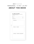 PR212 - All About the Book - Printable Insert