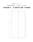 PR32 - V4: 2 Days on 1 Page / 2DO1P - Printable Insert