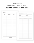 PR69 - House Down Payment - Printable Insert