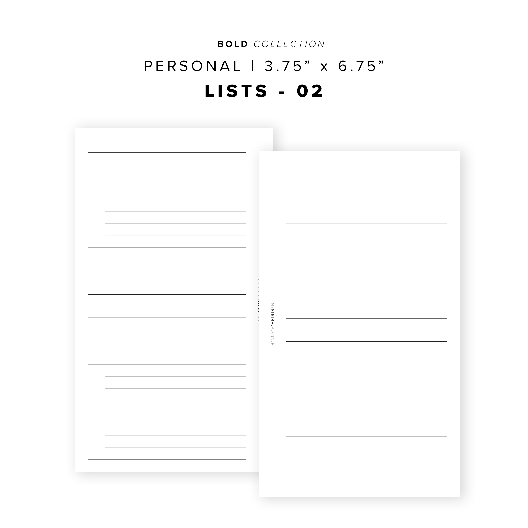 PR36 - List 02 - Printable Insert