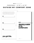 PR131 - Outside My Comfort Zone - Printable Insert