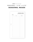 PR196 - Seasonal Reads - Printable Insert