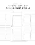 PR152 - The Checklist - Printable Insert