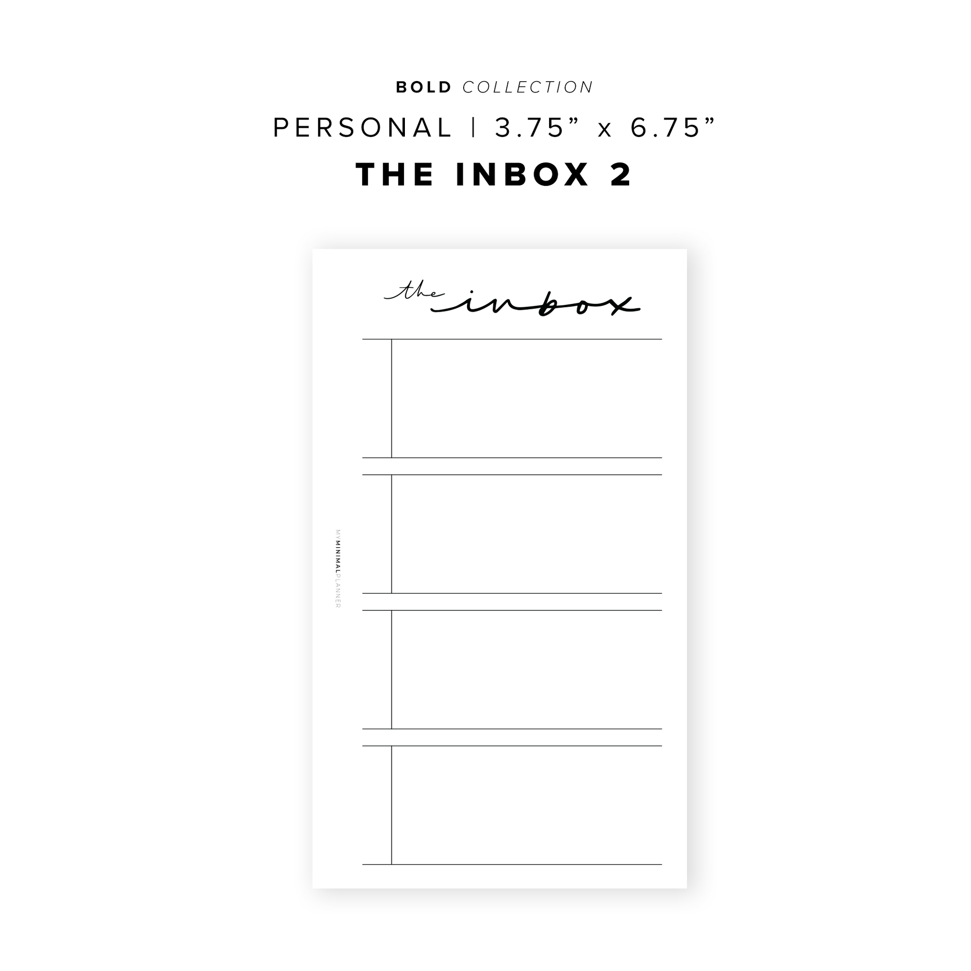 PR84 - The Inbox 2 - Printable Insert