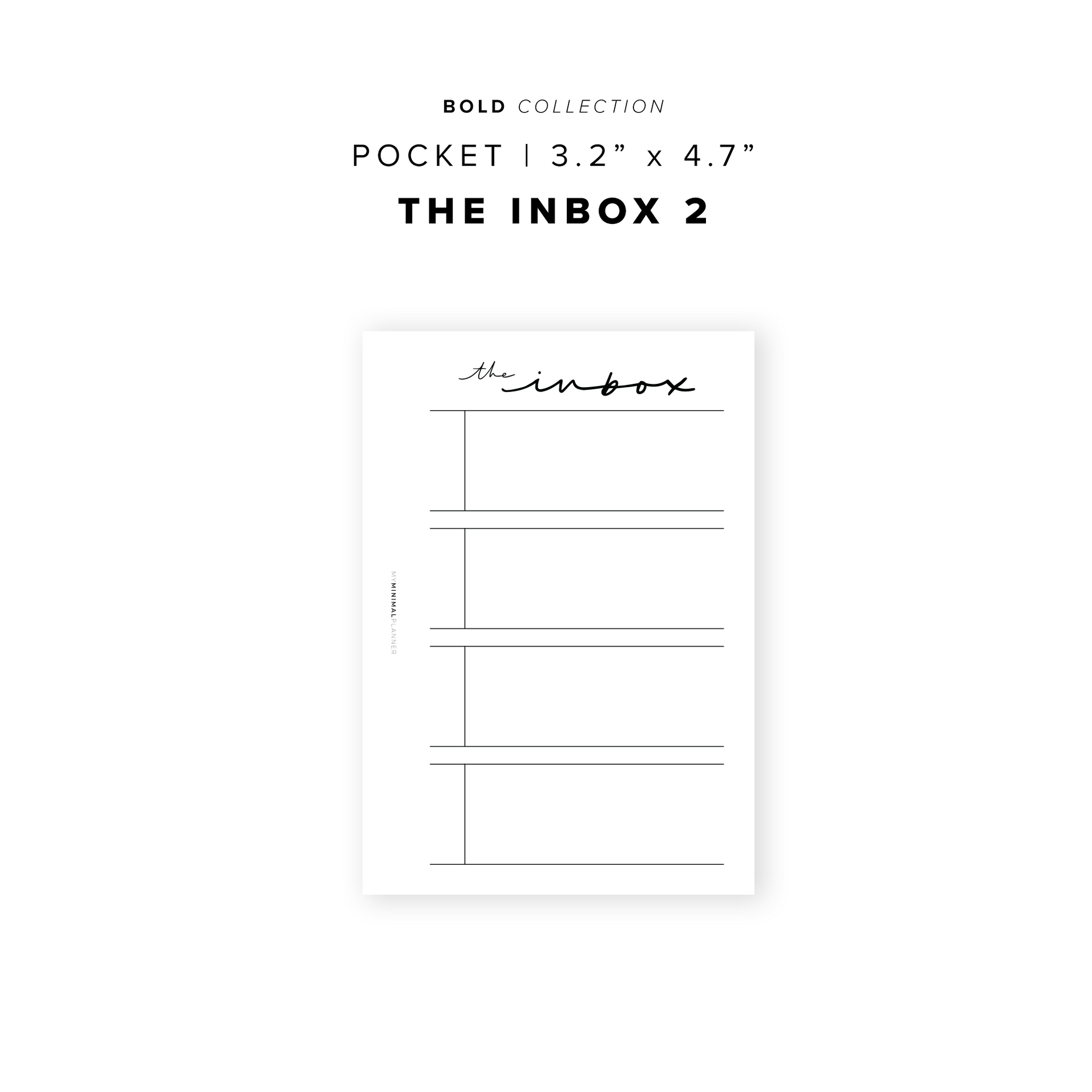 PR84 - The Inbox 2 - Printable Insert