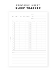 PR21 - Sleep Tracker - Printable Insert