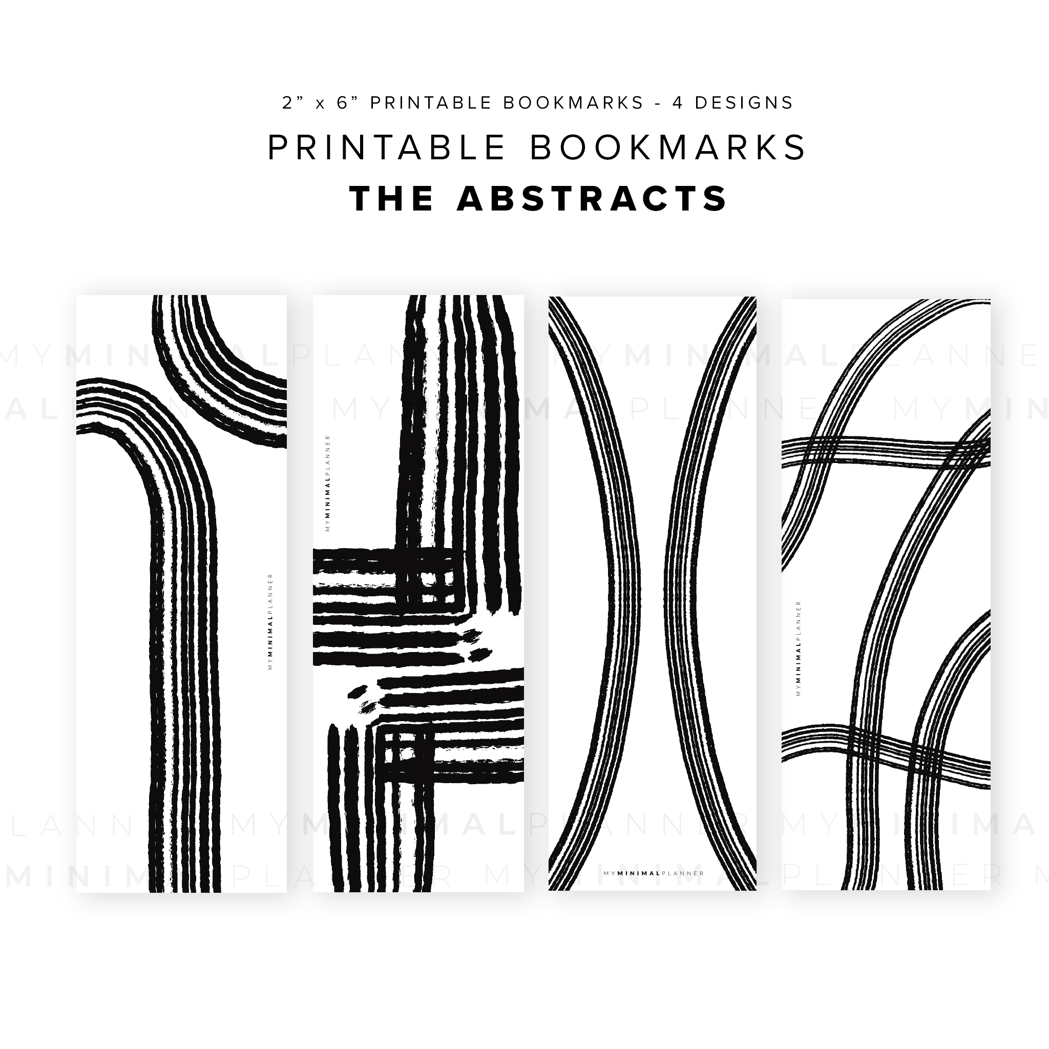 PB03 - The Abstracts - Printable Bookmarks