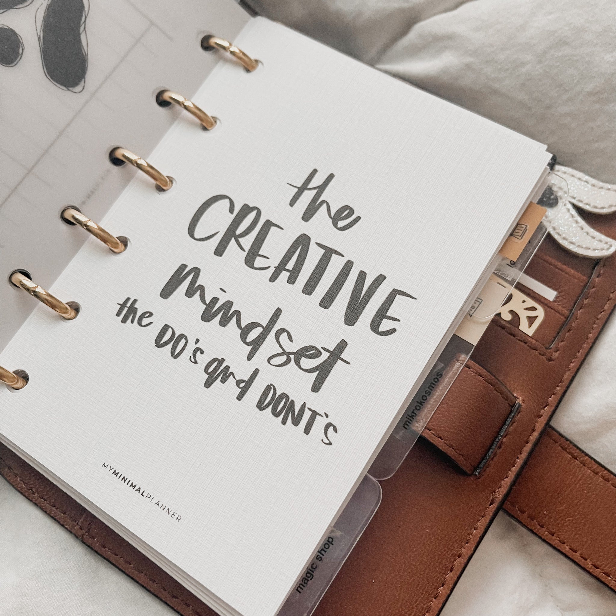 PRD140 - The Creative Mindset - Printable Dashboard – My Minimal Planner