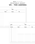 PR134 - The Agenda 05 - Printable Insert
